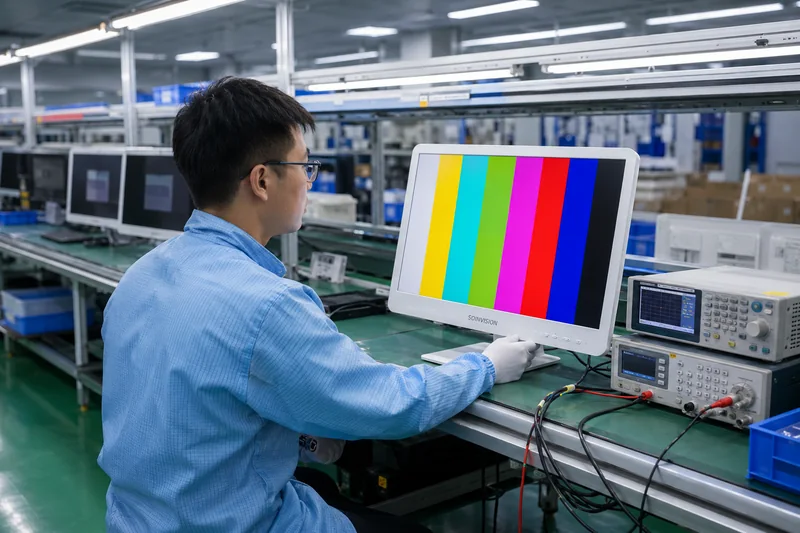 医用显示器测试工位