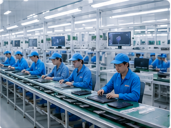 医用显示器生产与组装环境