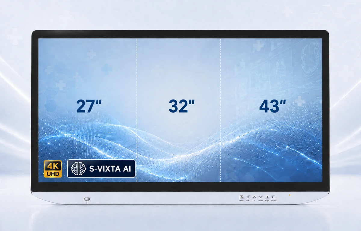 搭载 S-VIXTA AI 增强功能的 SOIN NEXARA X 4K 手术显示器系列